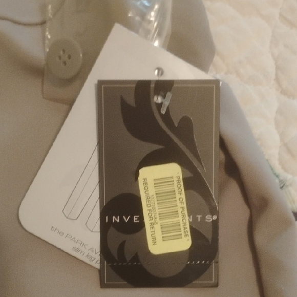 Investments Taupe Skinny Dress Pants - Picture 3 of 6